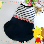 お花ヒラヒラ可愛いワンピ🐶