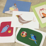 ●オカメインコ●ポストカードセット