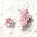 ☆可憐なお花達♡あじさいのイヤーカフセット♡ラベンダー☆