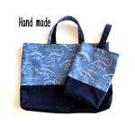 ukiuki995588様。ご確認用。恐竜柄の可愛いレッスンバッグとシューズケースのセット