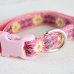 小型犬１７ｃｍ～★黄色いお花★首輪