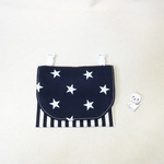 ☆ 再再販 ☆ ネイビー 星 × ストライプ 移動ポケット ☆