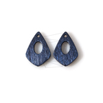 BSC-207-G【4個入り】ミニダイヤモンドウッドビーズ,rhombus Wooden Beads 