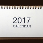 【4月はじまり】2017年 卓上カレンダー