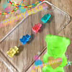 再販×7 ”GUMMY BEAR” 仲良しくまさんグミ iPhoneケース＊スマホ他機種 応相談