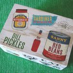 木製小物入れ　シャビーシック　アメリカンビンテージ　フード　食品