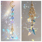new★星と月のかけら✴︎スワロフスキー サンキャッチャー✴︎ムーン