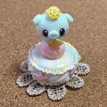 カラフルマカロン×お雛様ミントの置物