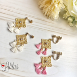 透かしミニタッセルpierce.earring