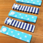 【再×9販】お名前いれます☆ネームタグ＊星×ストライプ