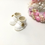 ＊送料無料＊mini☆mini ミニチュアショートブーツ⑭（星&ホワイト)