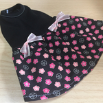 ペット服（桜Black