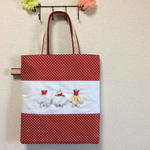 👗3着のお出かけワンピ刺繍👗トートバッグ
