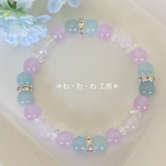 【3月の誕生石】アクアマリンの春色ブレスレット
