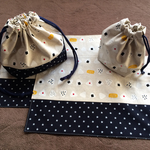 ☆litamonado様オーダー品☆お弁当セット（おにぎり、星柄）