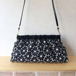 お花レースのショルダーバッグ  27cm