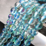 スカイブルー/オーラ水晶/size(6㎜玉)/1set(20玉)/