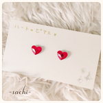 【再販2】ハートのマグネットピアス