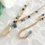 【ご予約品】ゴールドルチルクォーツのネックレス(K14GF)