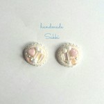 ビーズ刺繍のピアス(22) 