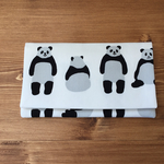 懐紙、通帳入れ panda  white
