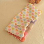 限定*8重ガーゼ大判ハンカチ*パステルcolorfulheart
