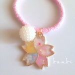 ゆめかわ桜のヘアゴム
