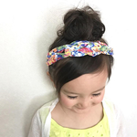 2color : キッズ♡お花柄ヘアバンド