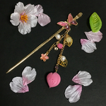 蝶×桜花 かんざし