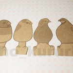 鳥 メモ紙 選べる２０枚 イワシャコ・コキンチョウ・十姉妹・キンケイ 