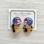 カラフルフラワー✱レジンピアス