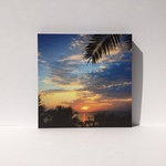 sunset beach【写真パネル】沖縄/空/海を感じるインテリア/夕焼け/おしゃれ/サンセット/アート/夕日/夕陽/南国/ポスター/雑貨/プチギフト