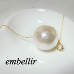 sale☆再販  大粒のコットンパールネックレス ♡