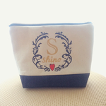 イニシャル＆名前入りポーチ