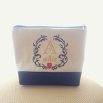 イニシャル＆名前入りポーチ