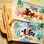 ビーチ🌴ワゴンバス お名前ポエム