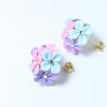 紫陽花ピアス