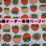 【a様オーダー専用の購入ページになります】