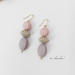 大ぶり＊アクリルビーズピアス