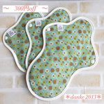 【送料無料】3枚set お買い得 【M・L・XL】オーガニック布ナプキン  ¥300  OFF