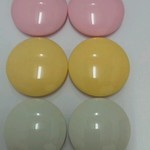 25mm◇6個入◇　マーブルペアボタンＥ