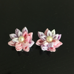 つまみ細工ピアス