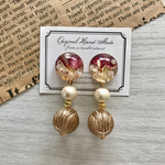 フラワーレジン✱春ピアス