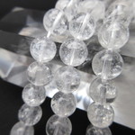 天然ヒマラヤ水晶/size(8㎜玉)/1set(10玉)/№4160-A/純粋と浄化を象徴する万能パワーストーン ４月の誕生石です