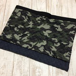 【入学入園グッズ】防災頭巾カバー(迷彩×デニム)