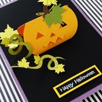 Happy Halloween ☆パンプキンのポップアップカード