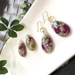  フラワーの雫ピアス（イヤリング）