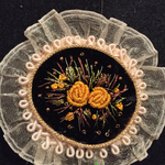 刺繍ブローチ