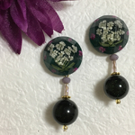押し花ピアス 14