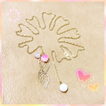 spring🍀leaf  ロングネックレス
